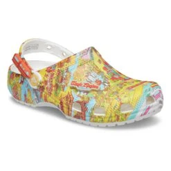 Disney Adult Clogs By Crocs - Retro Magic Kingdom Park Map -Disney 92092 5s
