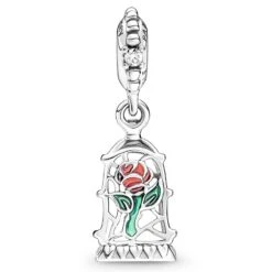 Disney Pandora Charm - Beauty And The Beast Enchanted Rose
