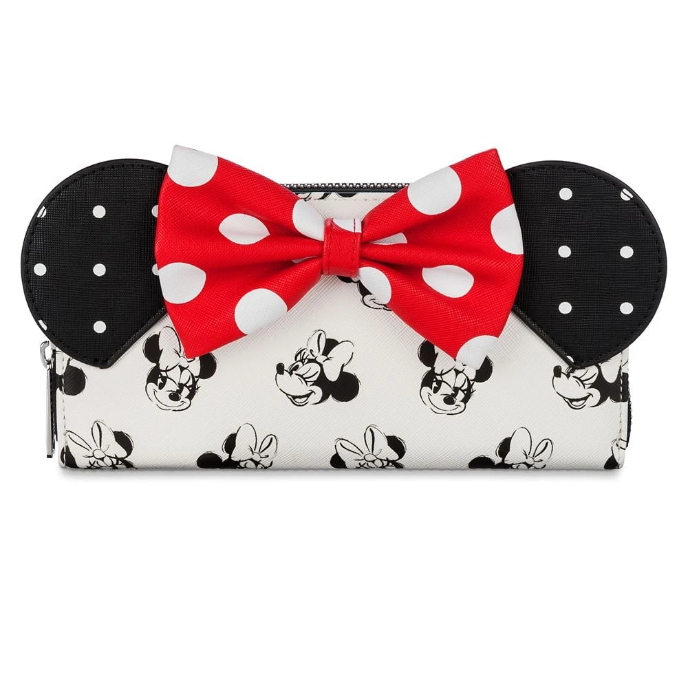 Disney Parks Loungefly Wallet - Minnie Mouse Classic Bow 1 Disney Parks Loungefly Wallet - Minnie Mouse Classic Bow