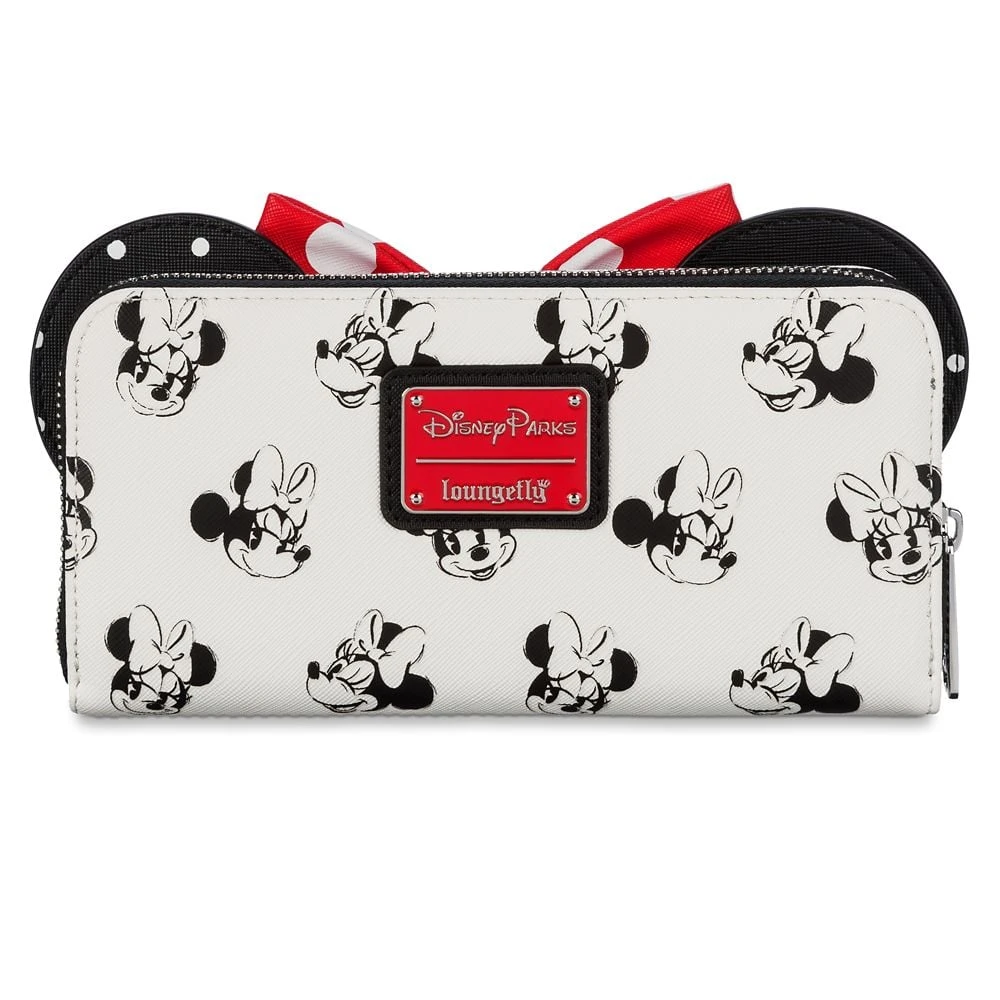 Disney Parks Loungefly Wallet - Minnie Mouse Classic Bow 2 Disney Parks Loungefly Wallet - Minnie Mouse Classic Bow - Image 2