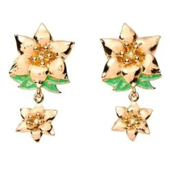 Disney Earrings - The Princess And The Frog - Tiana Flower