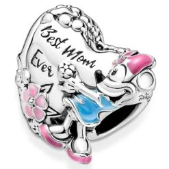 Disney Pandora Charm - Minnie Mouse - Mothers Day Heart -Disney 94207204