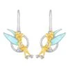 Disney Earrings By Rebecca Hook - Peter Pan - Tinker Bell Seated