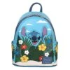 Disney Parks Loungefly Mini Backpack - Pop Up Stitch Tropical Floral