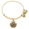 Disney Alex And Ani Bracelet - Disneyland Sleeping Beauty Castle Bangle - Gold