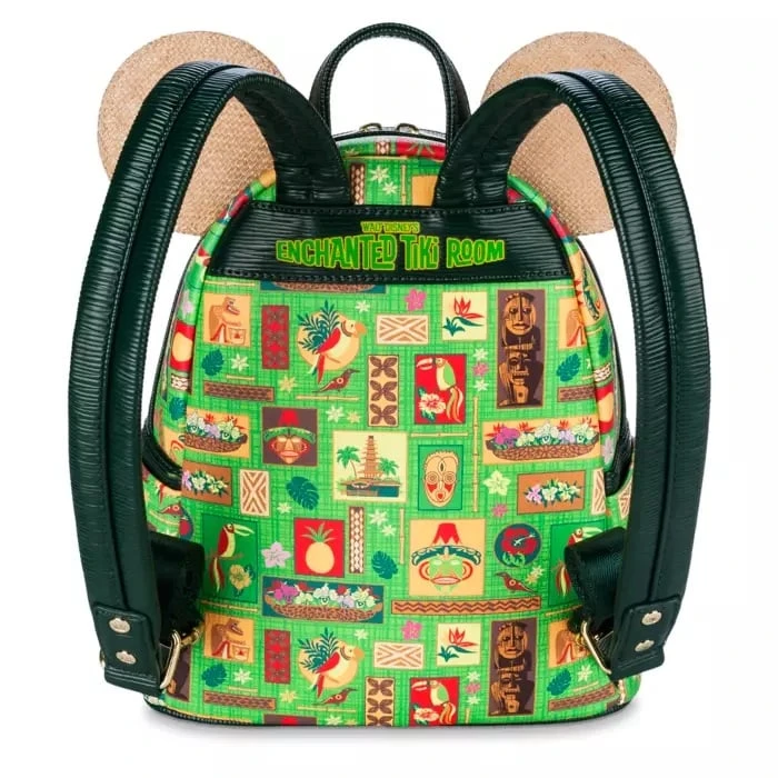 Disney Parks Mini Loungefly Backpack - Mickey Mouse The Main Attraction - Enchanted Tiki Room 2 Disney Parks Mini Loungefly Backpack - Mickey Mouse The Main Attraction - Enchanted Tiki Room - Image 2