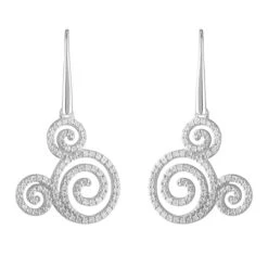 Disney Swirl Earrings By Rebecca Hook - Mickey Mouse Icon