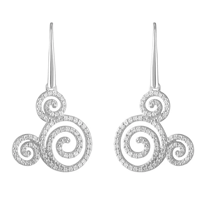 Disney Swirl Earrings By Rebecca Hook - Mickey Mouse Icon 1 Disney Swirl Earrings By Rebecca Hook - Mickey Mouse Icon