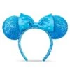 Disney Minnie Ear Headband - Aqua Sequins