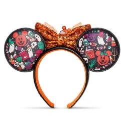 Disney Minnie Ear Headband - Halloween 2022 Mouseketeer Ghost -Disney 96801s4