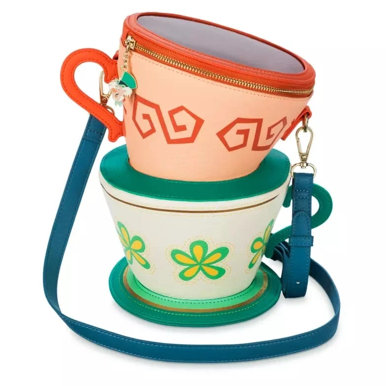 Disney Parks Loungefly Crossbody Bag - Alice In Wonderland Teacups 1 Disney Parks Loungefly Crossbody Bag - Alice In Wonderland Teacups