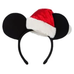 Disney Mickey Ears Headband - Christmas 2022 Santa Hat -Disney 97996s2