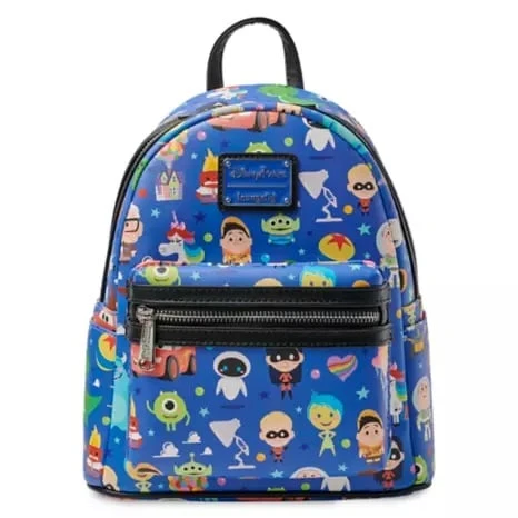 Disney Parks Loungefly Backpack - Pixar Chibi Characters 1 Disney Parks Loungefly Backpack - Pixar Chibi Characters