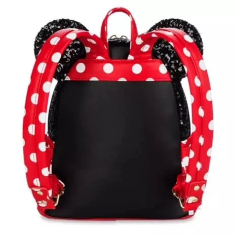 Disney Parks Loungefly Mini Backpack - Minnie Mouse - Sequined 2 Disney Parks Loungefly Mini Backpack - Minnie Mouse - Sequined - Image 2