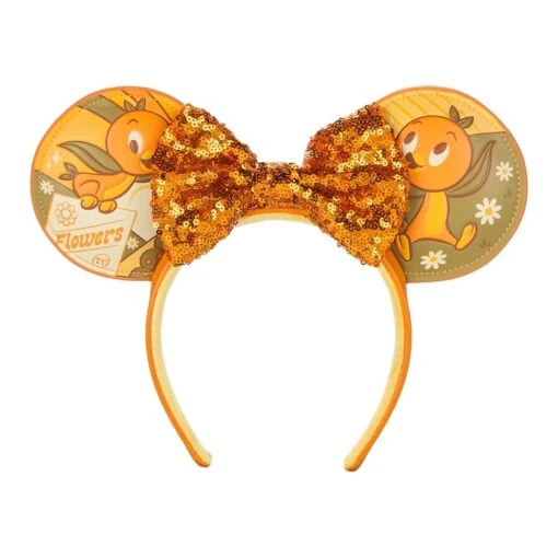 Disney Minnie Ear Headband - 2023 Epcot Flower And Garden Orange Bird
