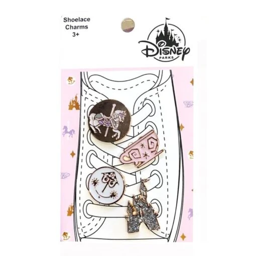 Disney Shoelace Charm Set - Magic Kingdom Attraction Icons